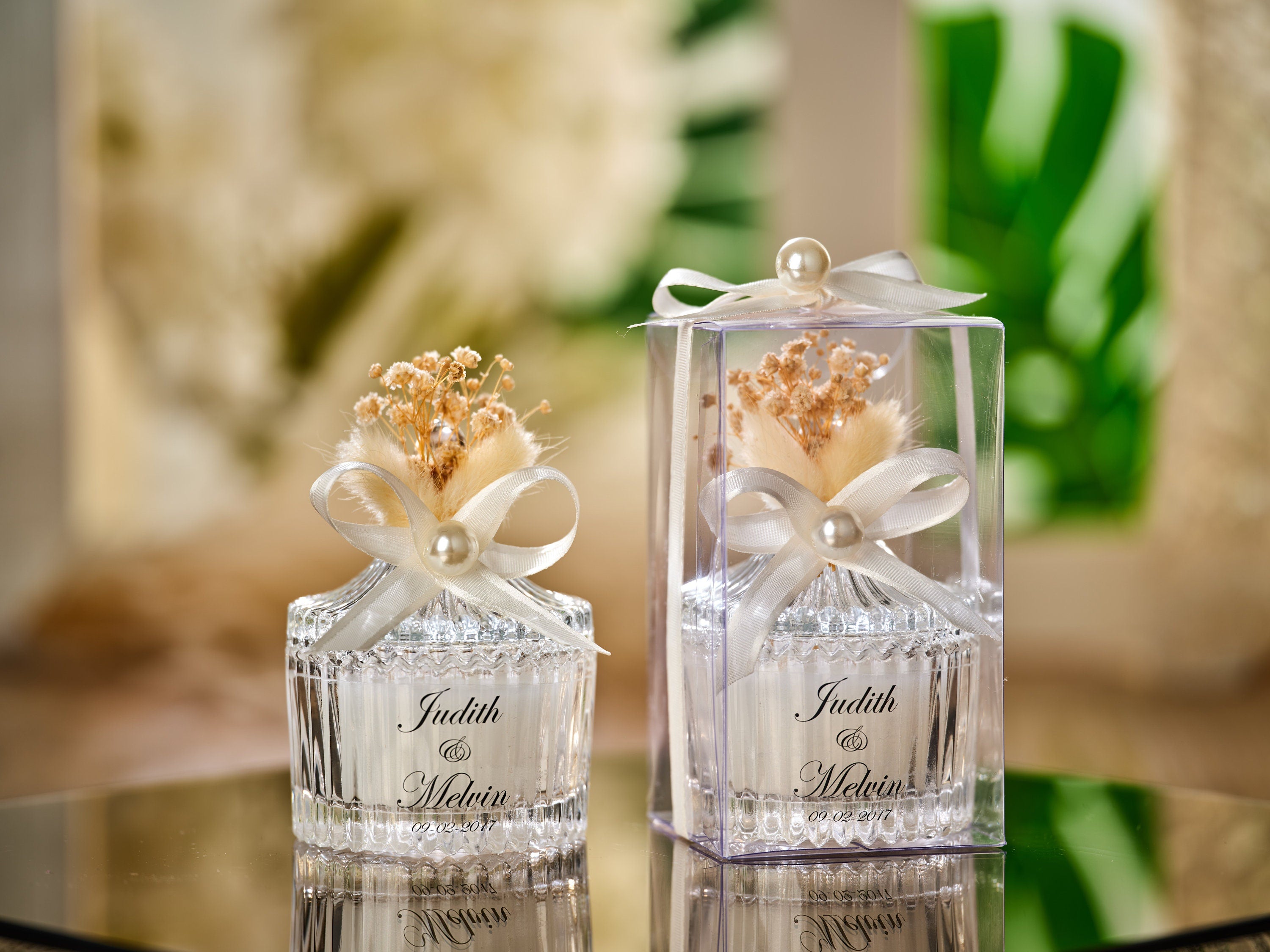 Perfect Engagement Bachelorette Party Favors Decor Candle, Wedding Party Candle Favors for Guests, Favors in Bulk, Thank You Favors in Glass