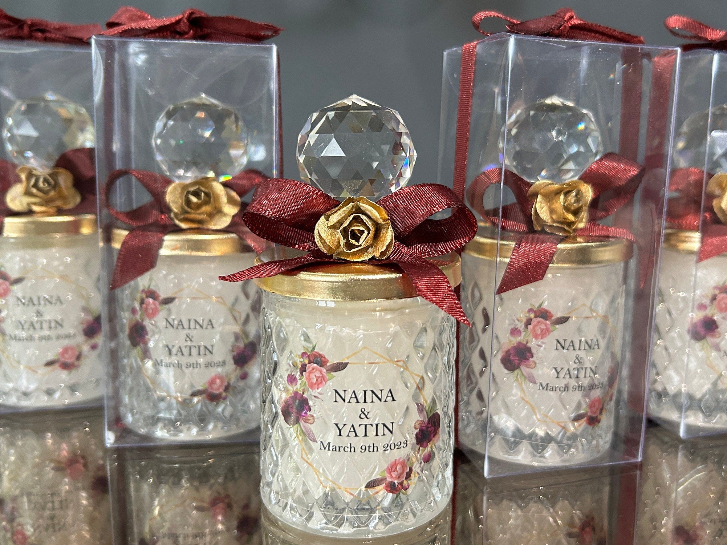 Glass Candle Favor