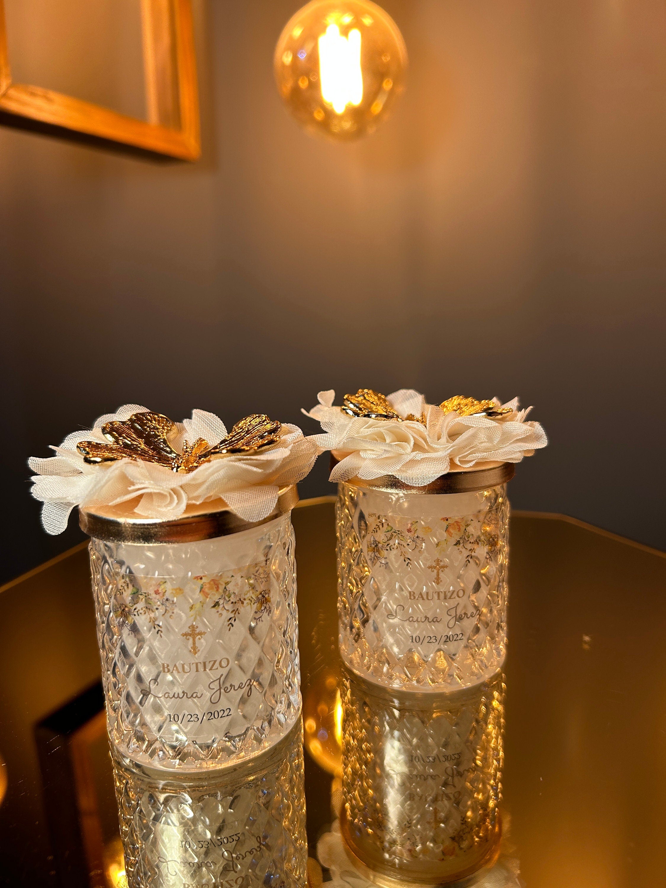 Butterfly Lid Candle Favors