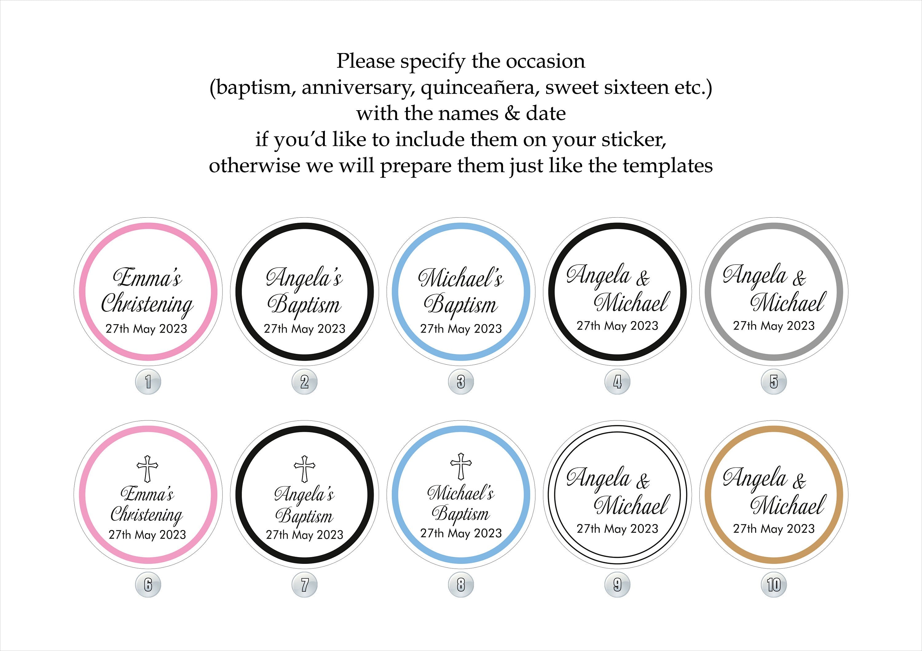 Candle Favors for Guests