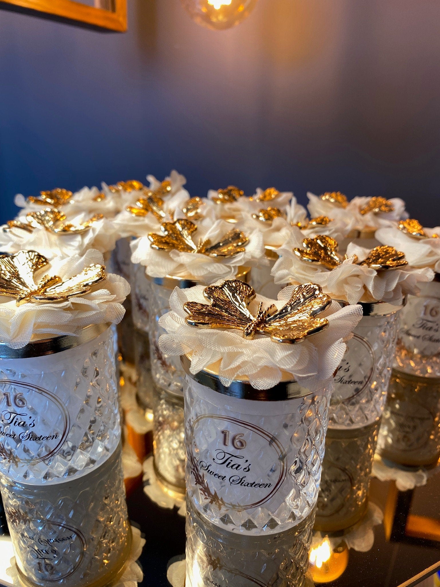 Butterfly Lid Candle Favors