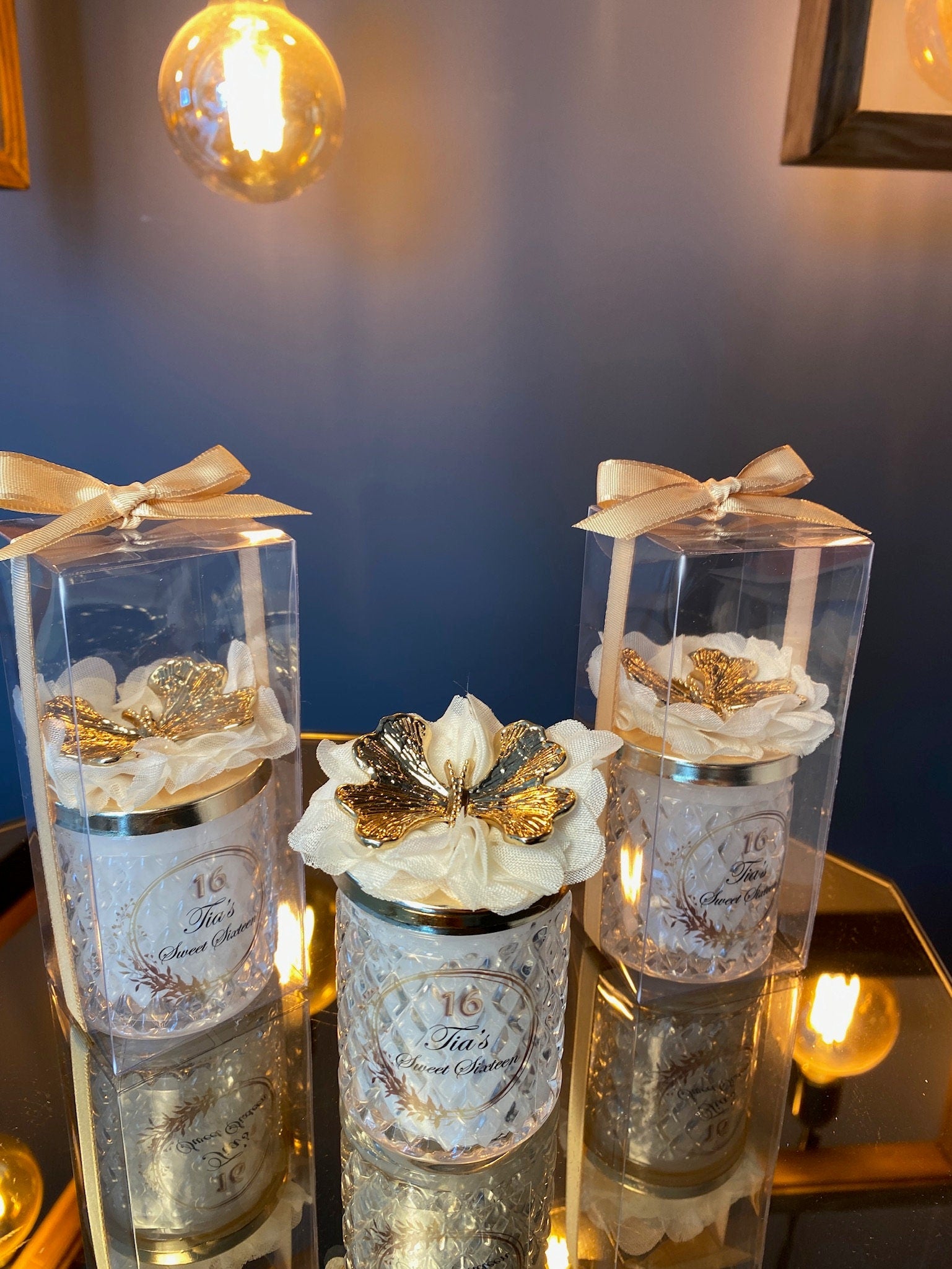 Butterfly Lid Candle Favors