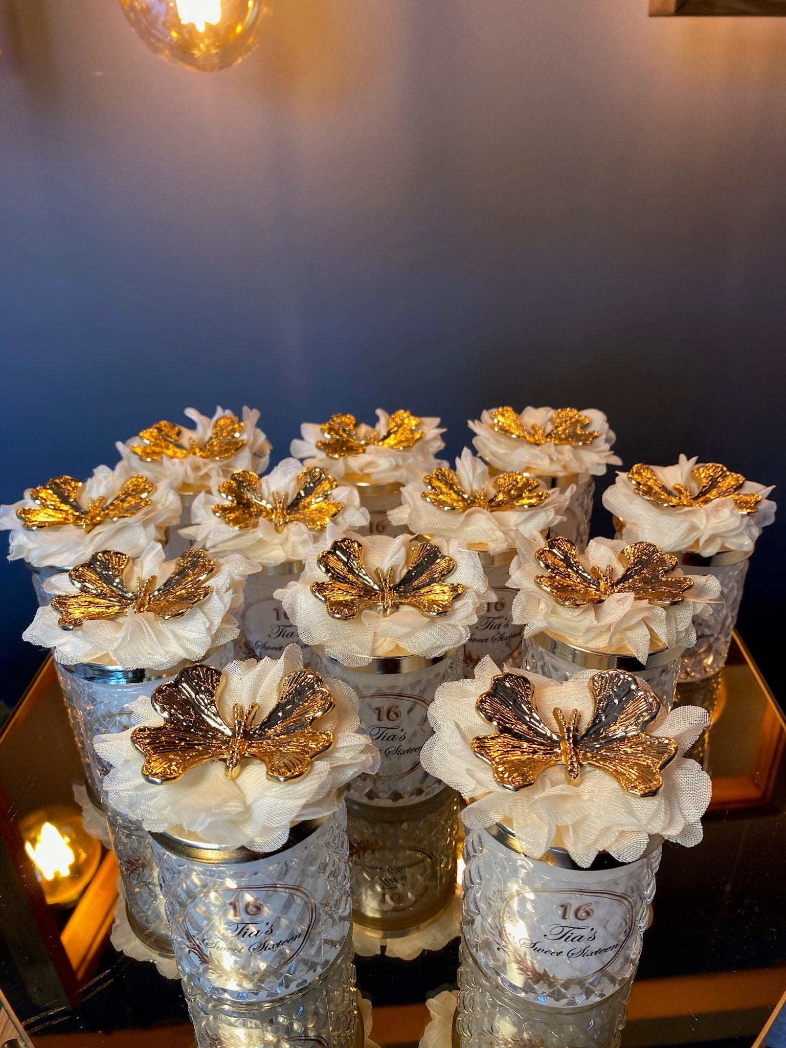 Butterfly Lid Candle Favors