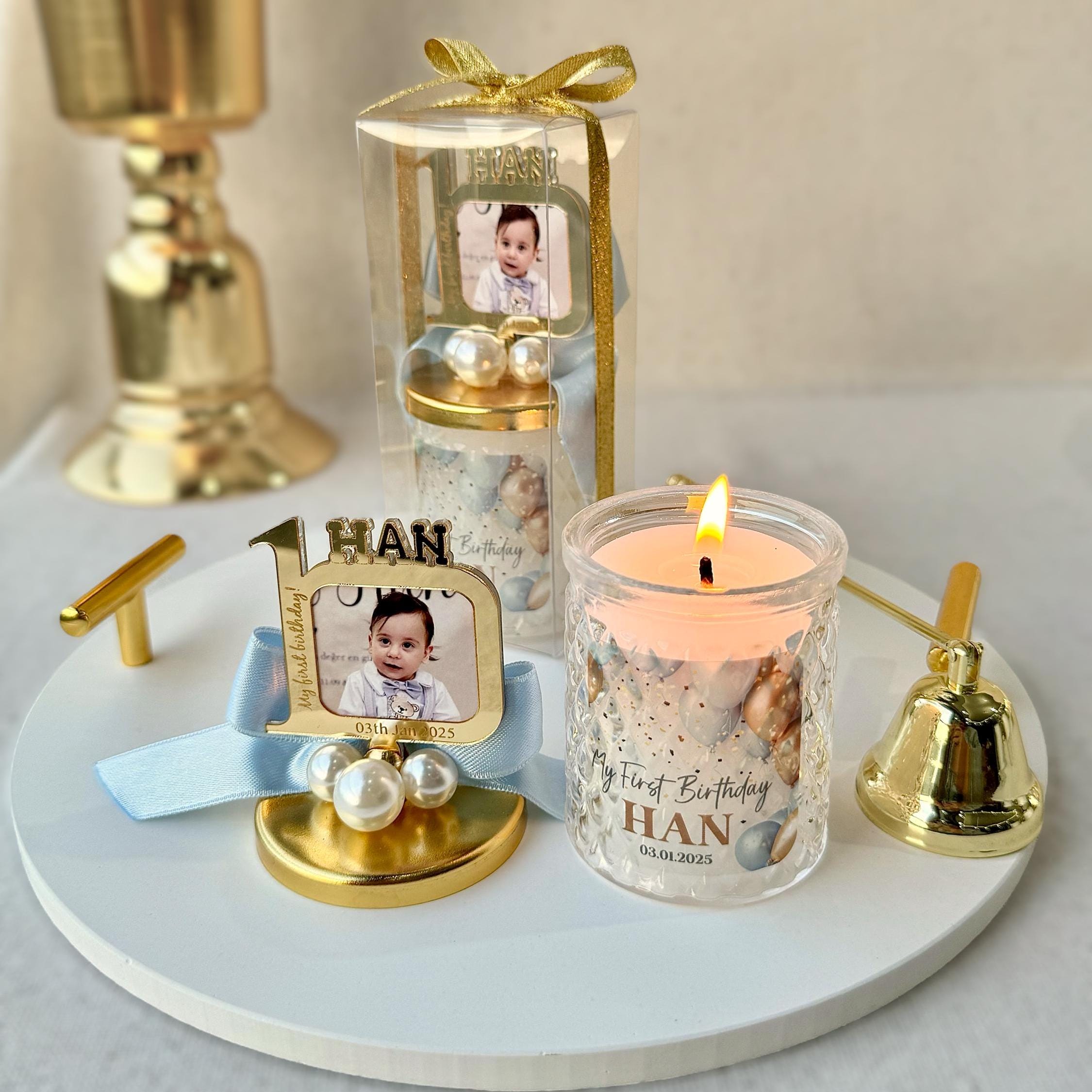 photo frame candles