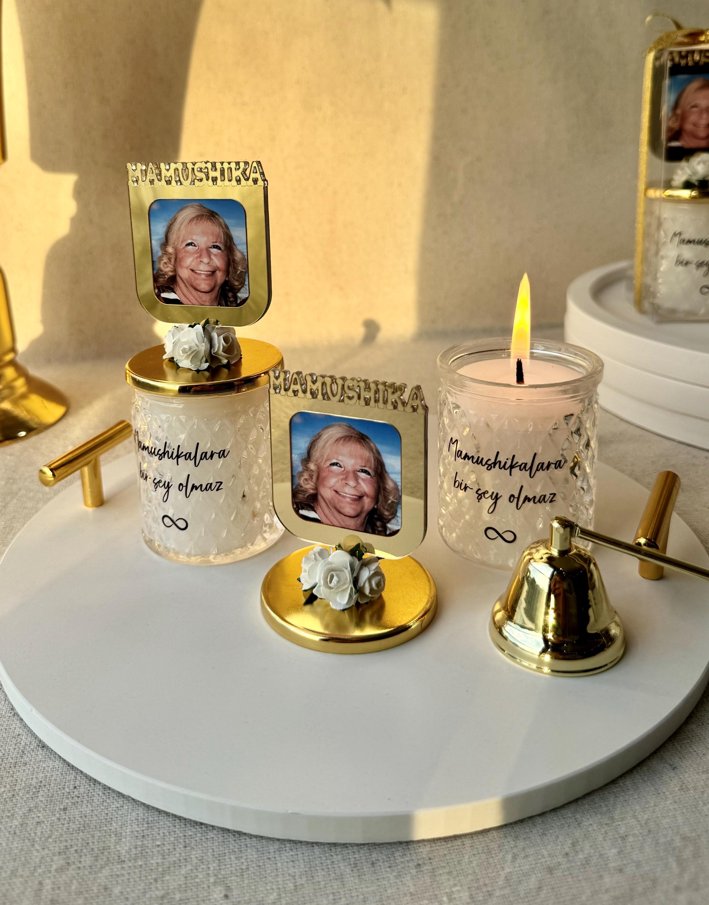 In Loving Memory Favors, Personalized Memorial Candle, Funeral Candle Favors , In Memory of Candle, Goodbyes are not forever Funeral favors