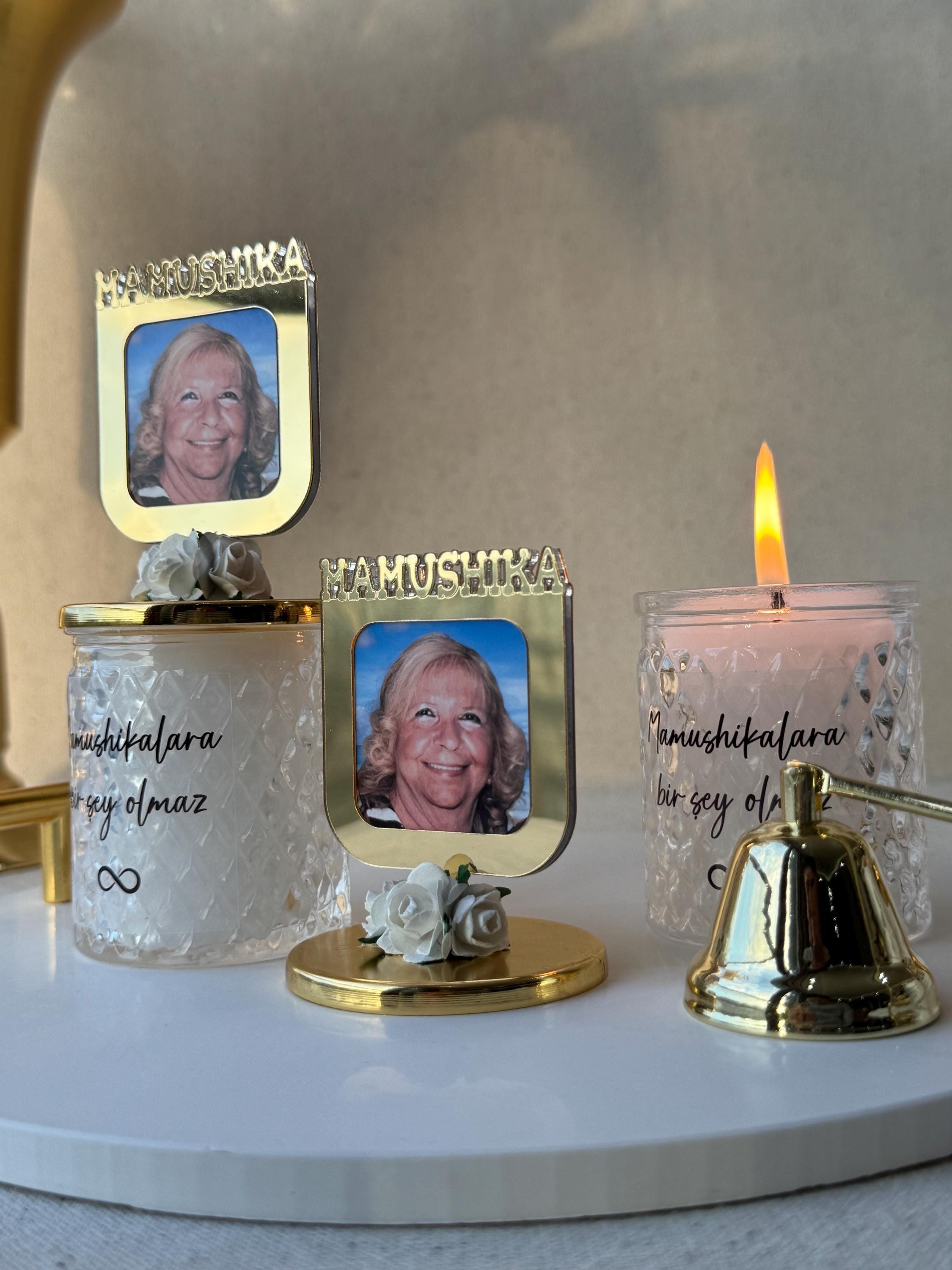 In Loving Memory Favors, Personalized Memorial Candle, Funeral Candle Favors , In Memory of Candle, Goodbyes are not forever Funeral favors