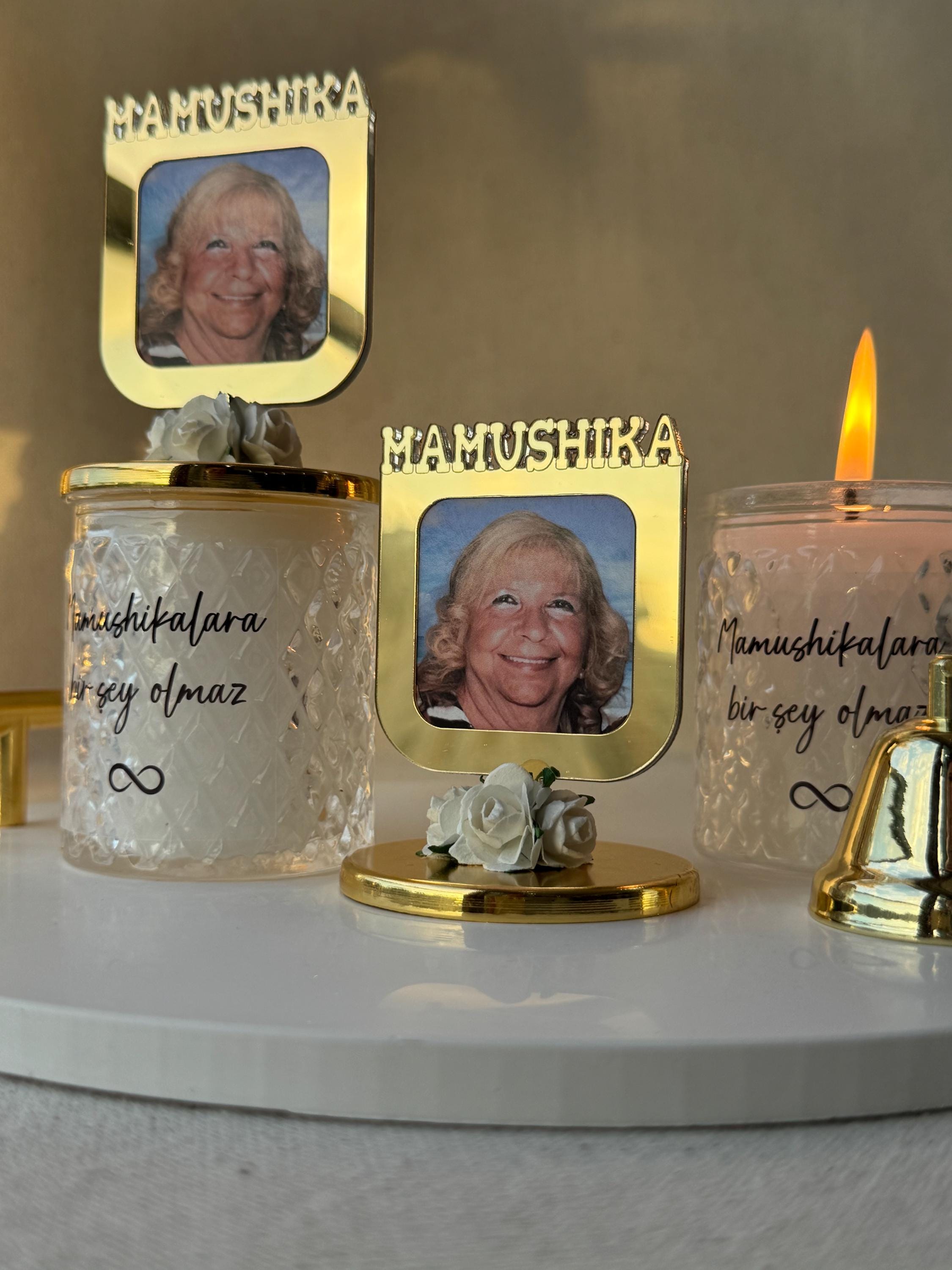 In Loving Memory Favors, Personalized Memorial Candle, Funeral Candle Favors , In Memory of Candle, Goodbyes are not forever Funeral favors