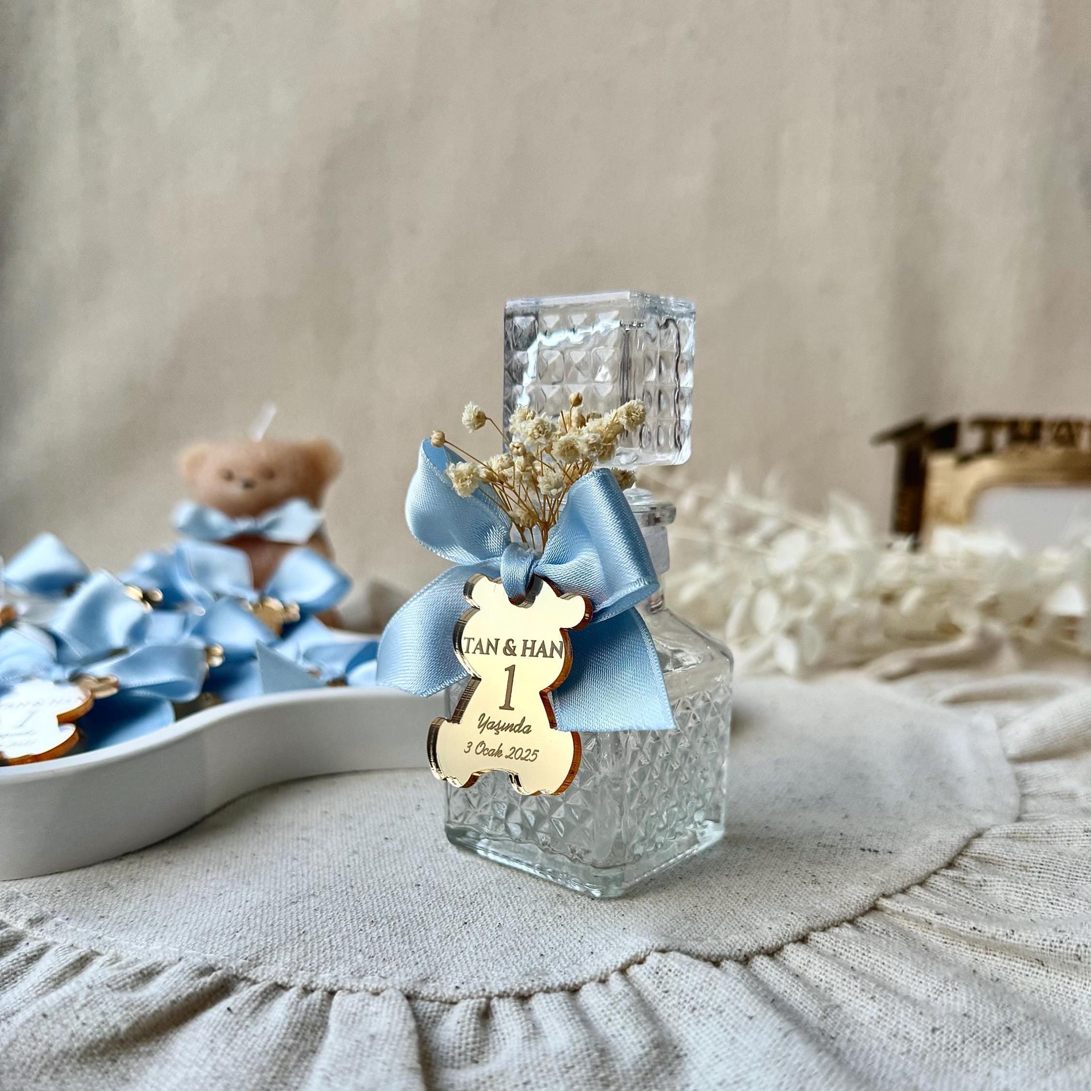 Personalized Empty Holy Water Glass Bottle, Baptism Favors, Holy Communion Favor for Guests, 50 cc Blessed Holy Water Bottle, Religious Gift