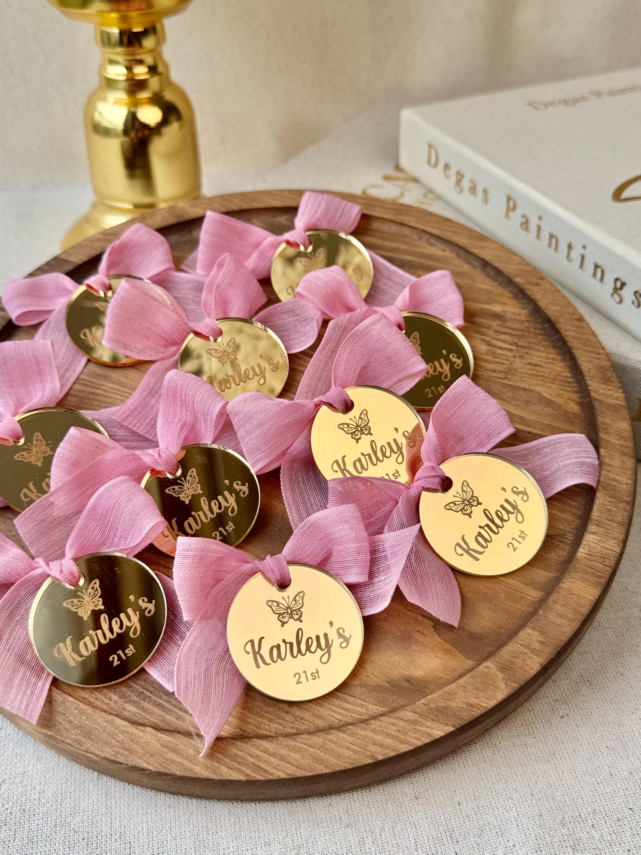 Personalized Number Tag for Celebration Party Favor for Sweet 16 Table Decoration for Party Gift Item for Birthday Event Accessory for