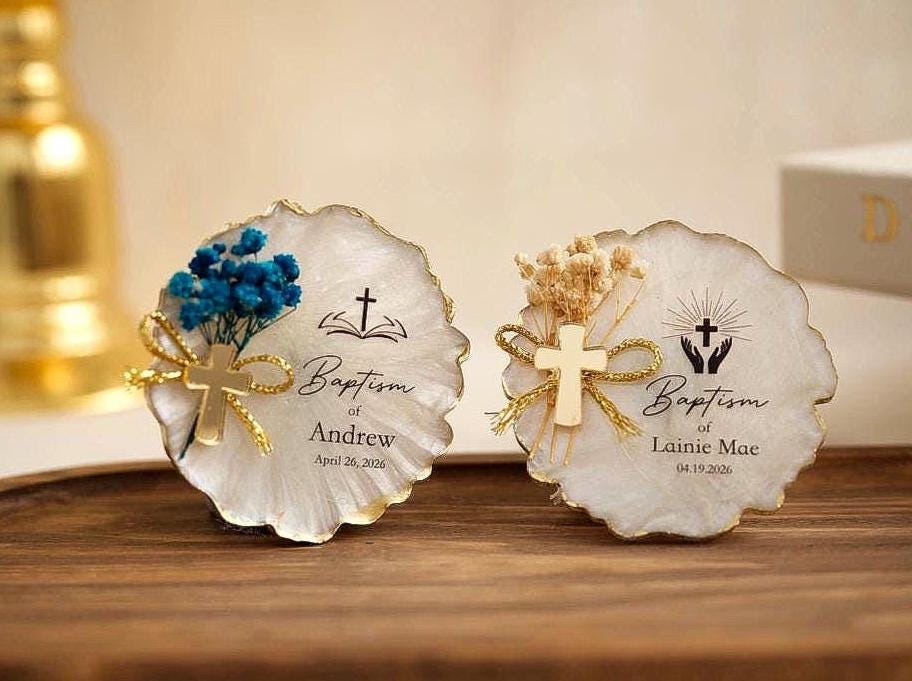 Baptism gift, Keepsake for baptism, Baptism favors, Communion favor, Christening favors, Confirmation, Dedication, Fridge magnet