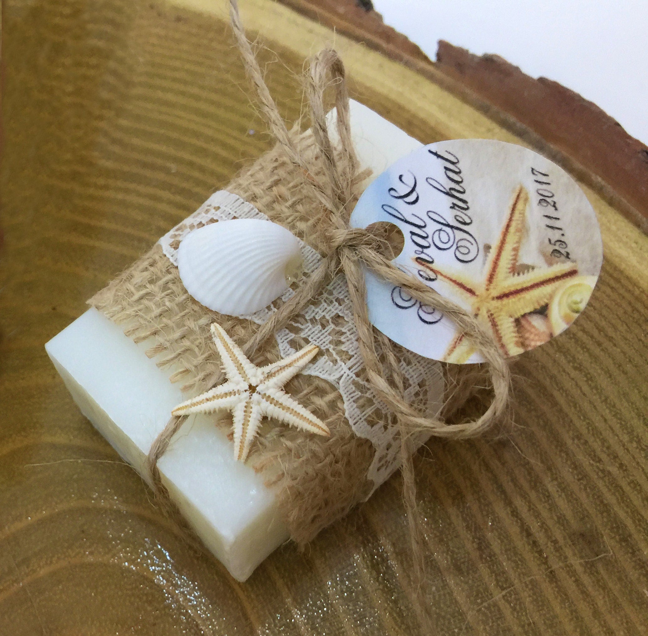 Personalised Wedding Soap Favors for Guests