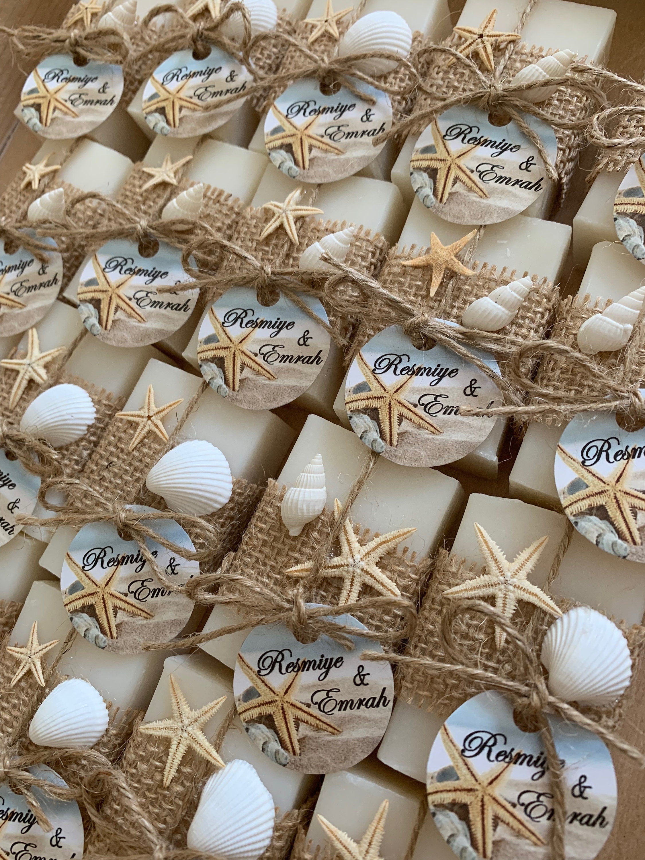 Personalised Wedding Soap Favors for Guests