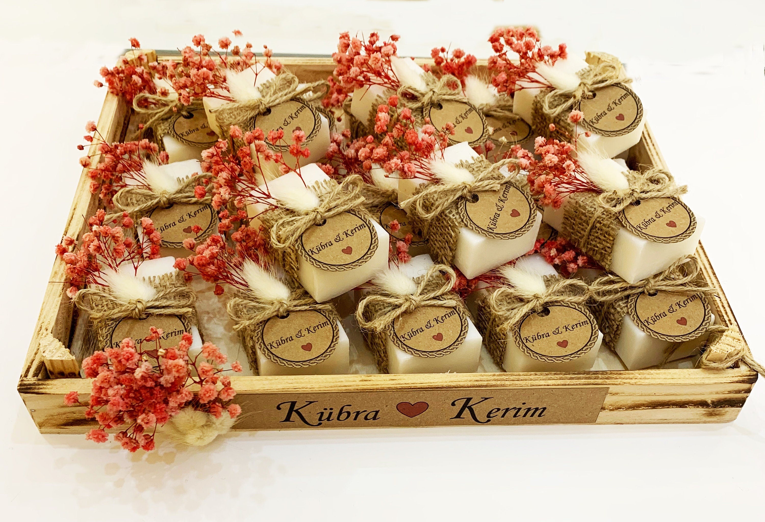 Personalised Wedding Soap Favors for Guests