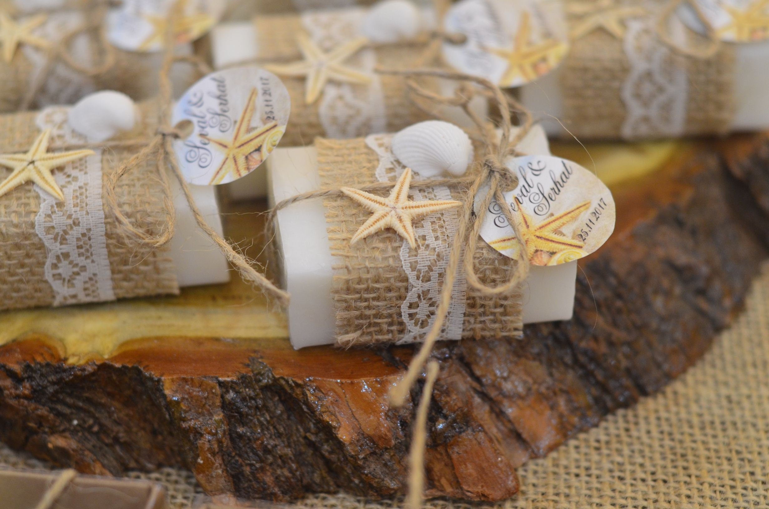 Personalised Wedding Soap Favors for Guests