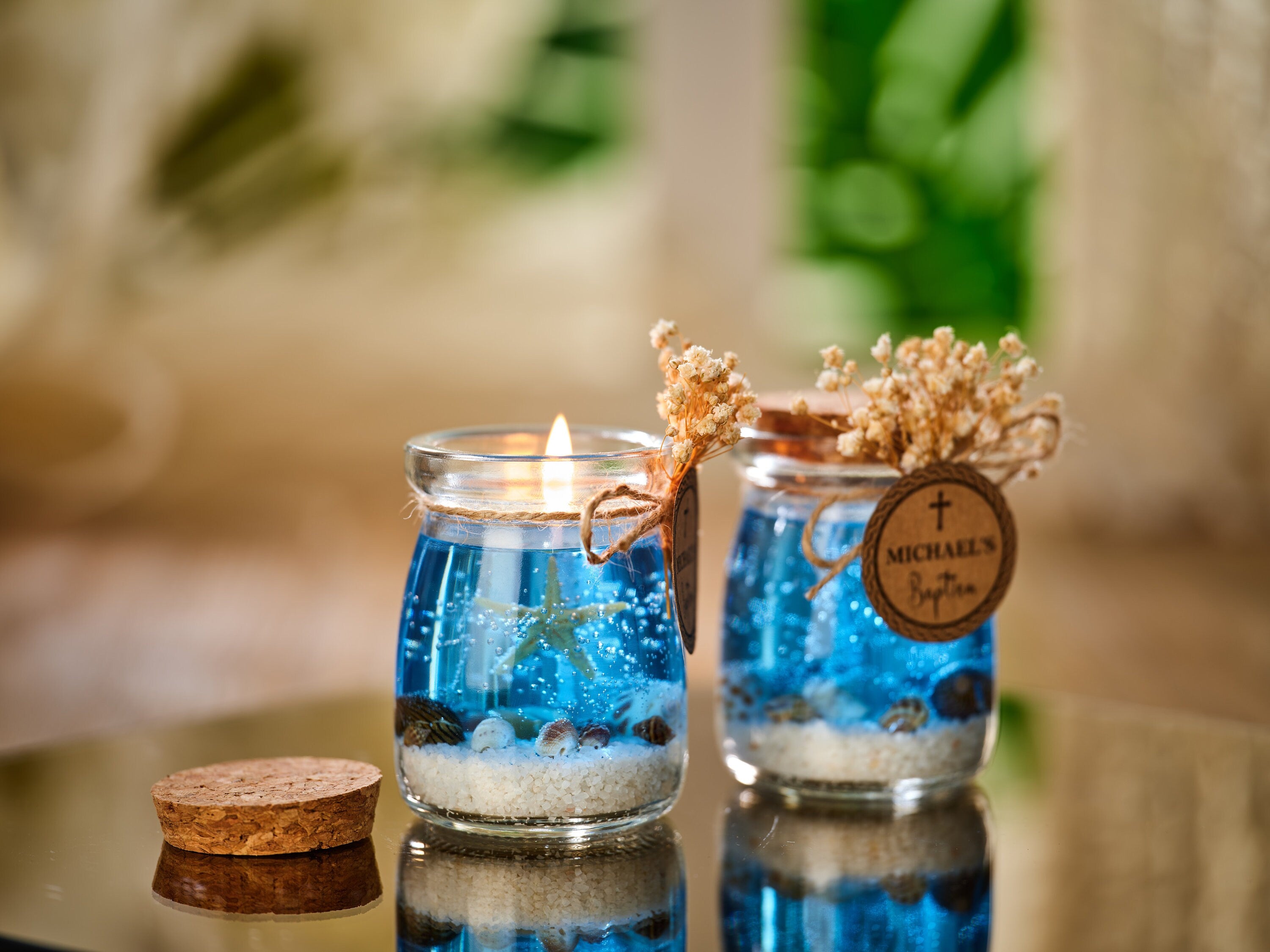 Sea Shell Candle Favors