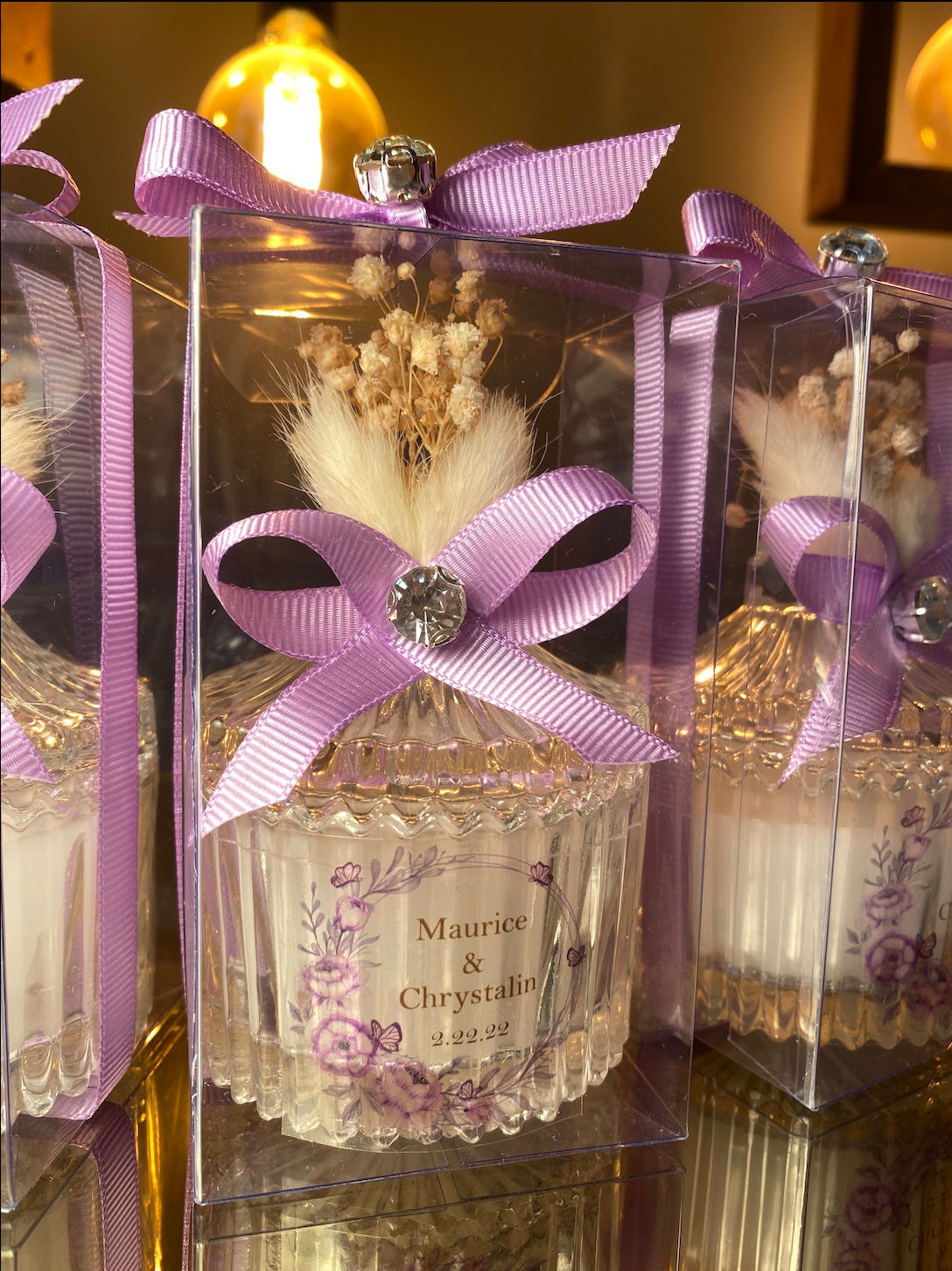 PERSONALIZED BULK WEDDING Favors for Guests . Luxury Baby Shower Favors . Thank You Candle Favors . Lavender Concept Wedding Gift Ideas