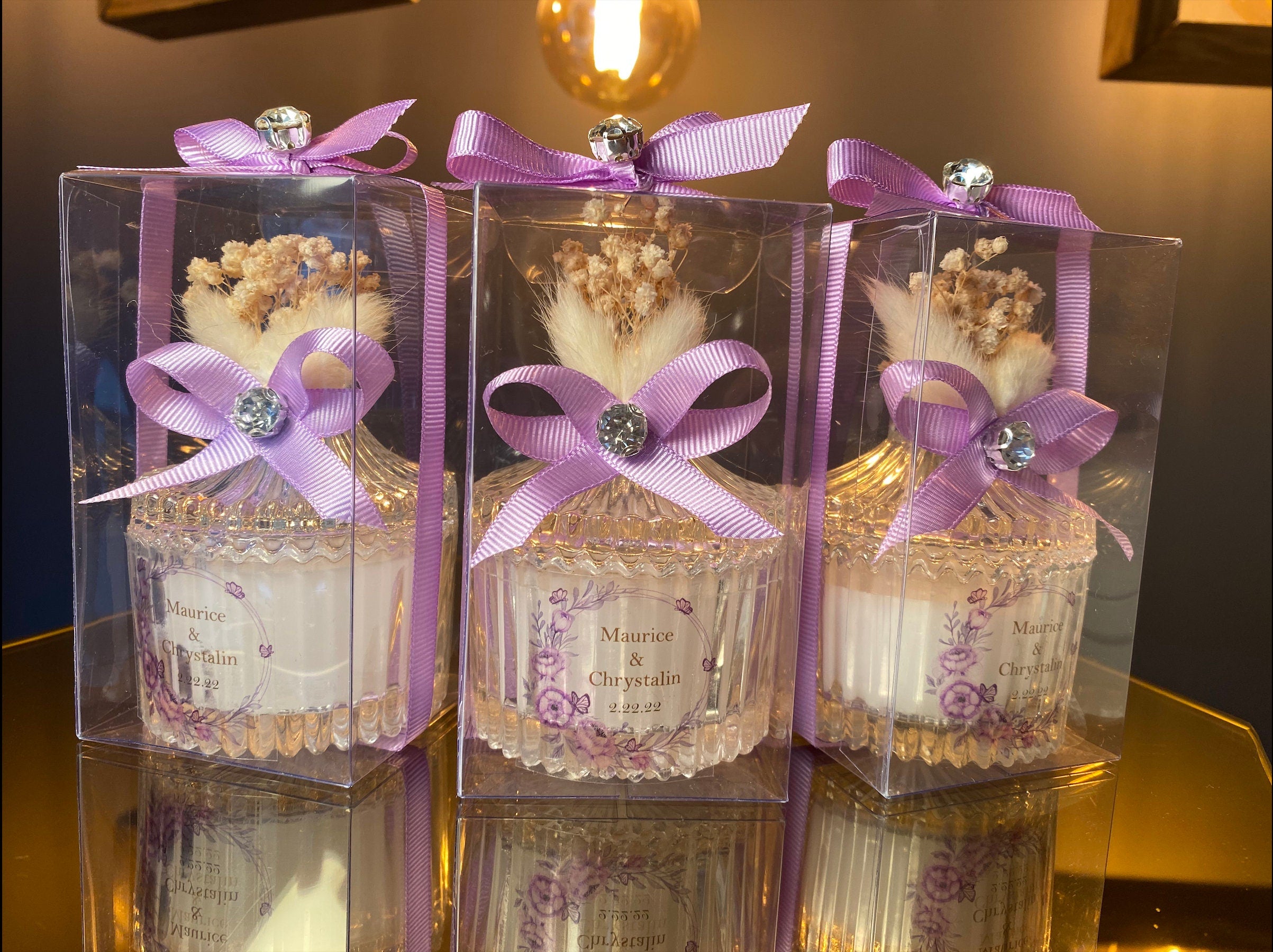 PERSONALIZED BULK WEDDING Favors for Guests . Luxury Baby Shower Favors . Thank You Candle Favors . Lavender Concept Wedding Gift Ideas