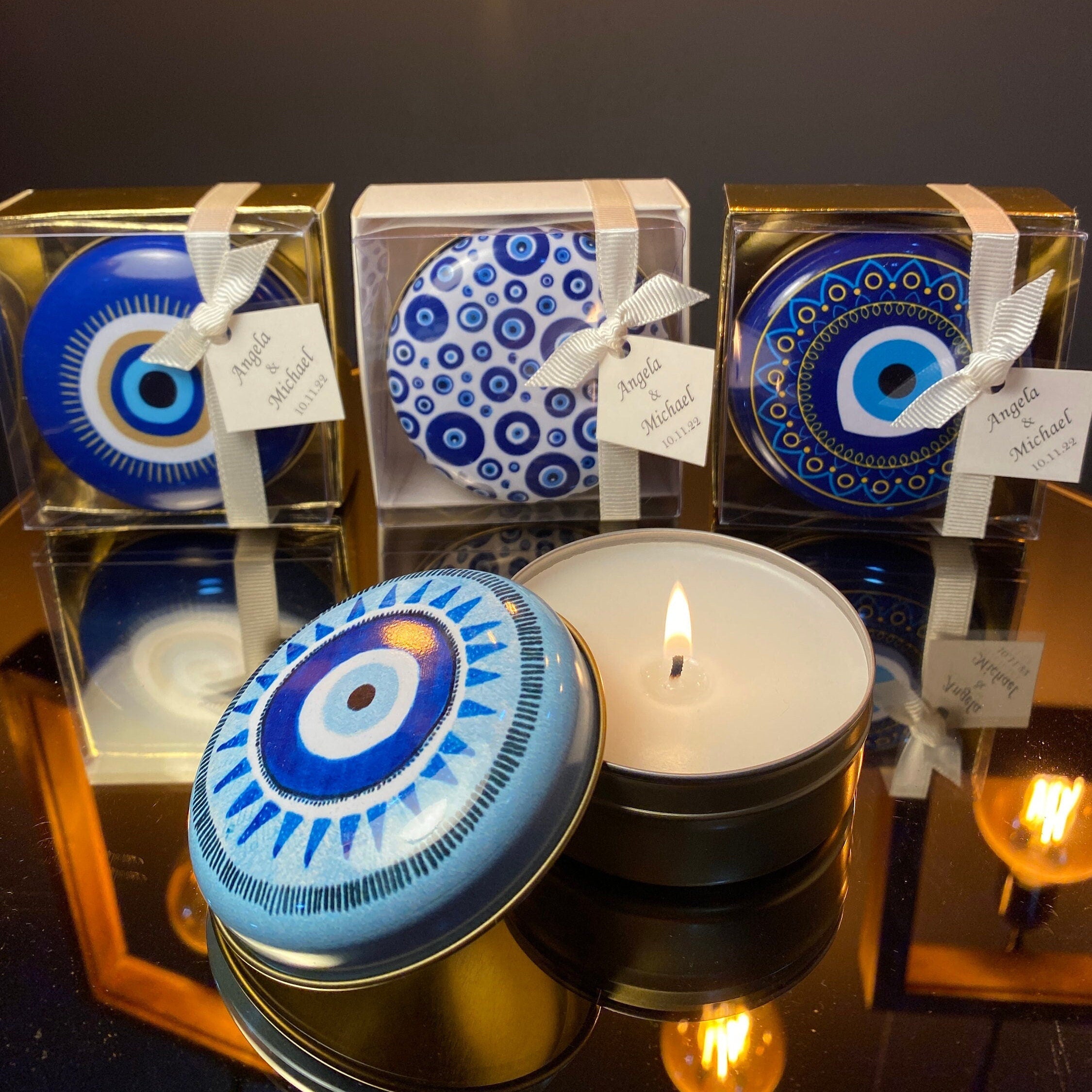 Evil Eye Candle