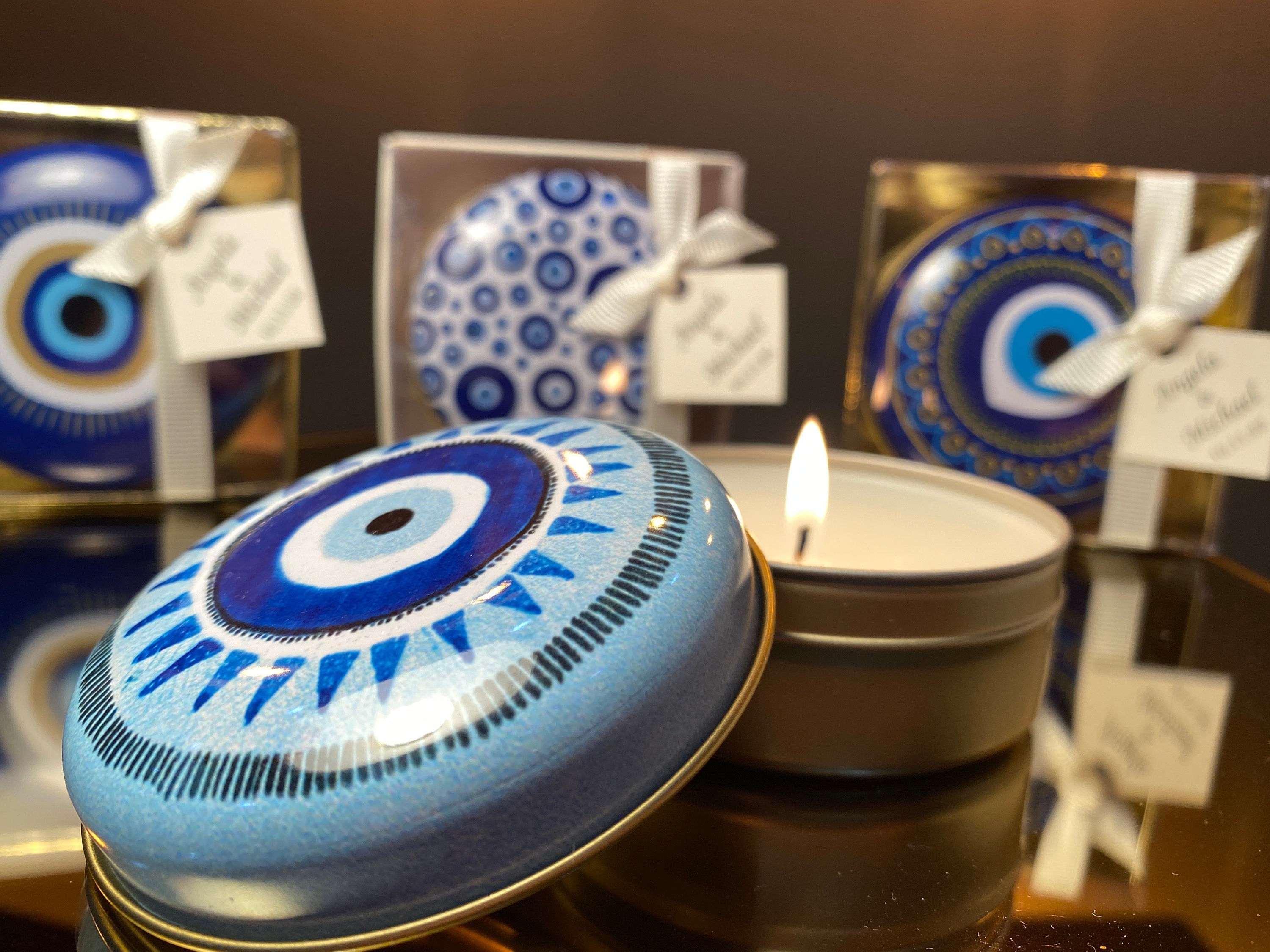 Evil Eye Candle