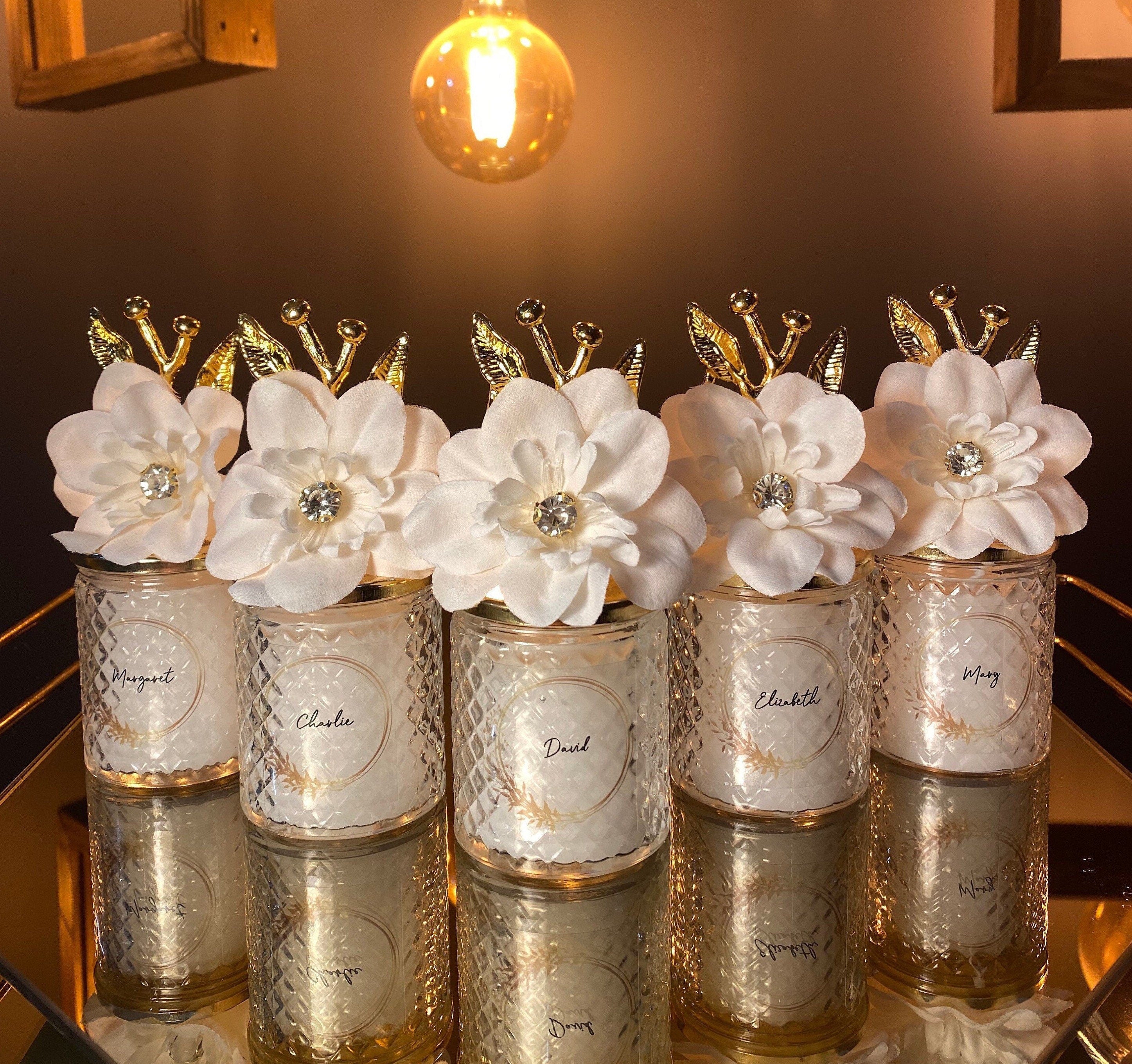 Custom Candle Favors, Personalized Candle Favors