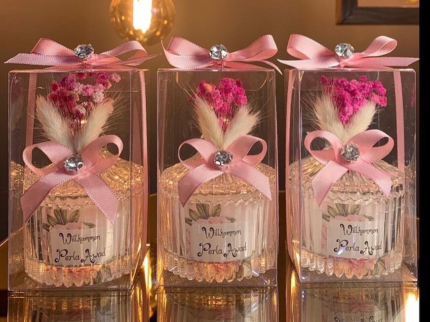 Baby Shower Candle Favors