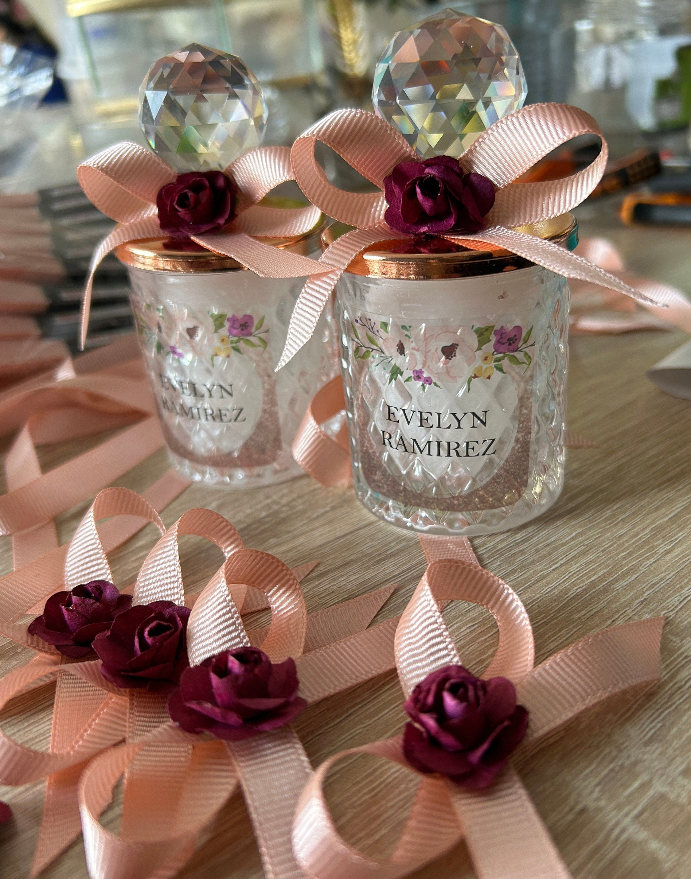 Glass Candle Favor