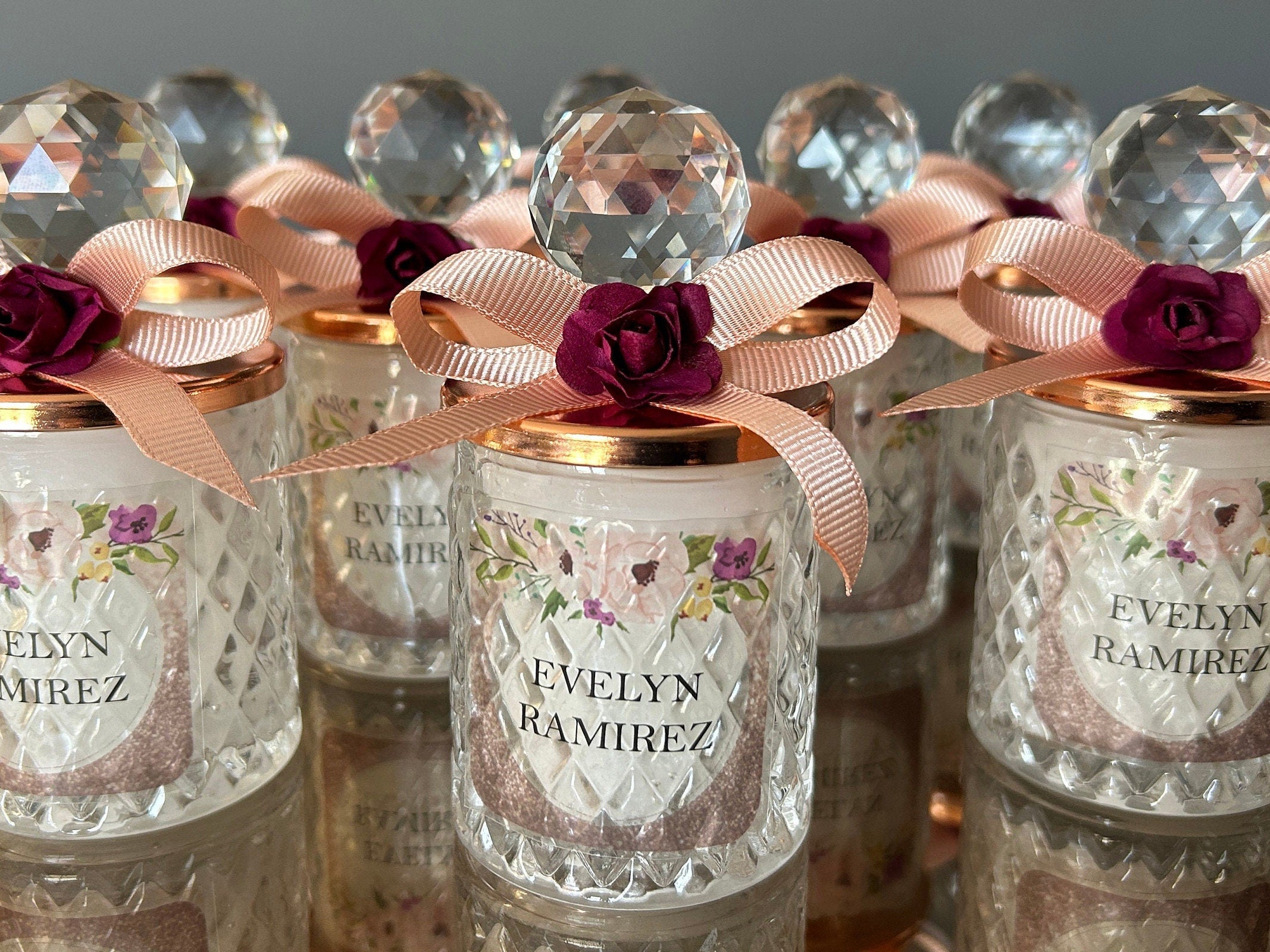 Glass Candle Favor