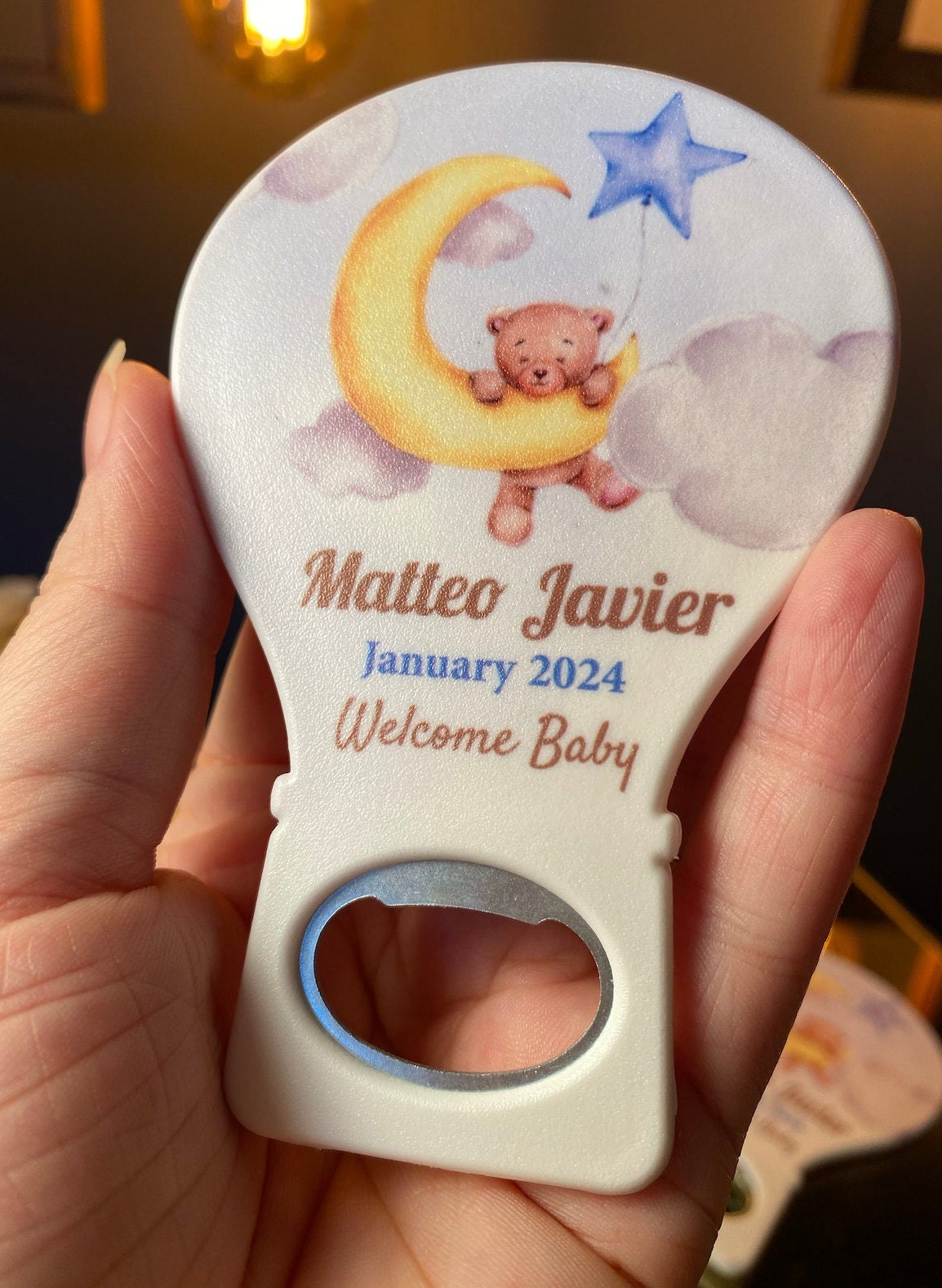 Personalized Bottle Opener Wedding Favor