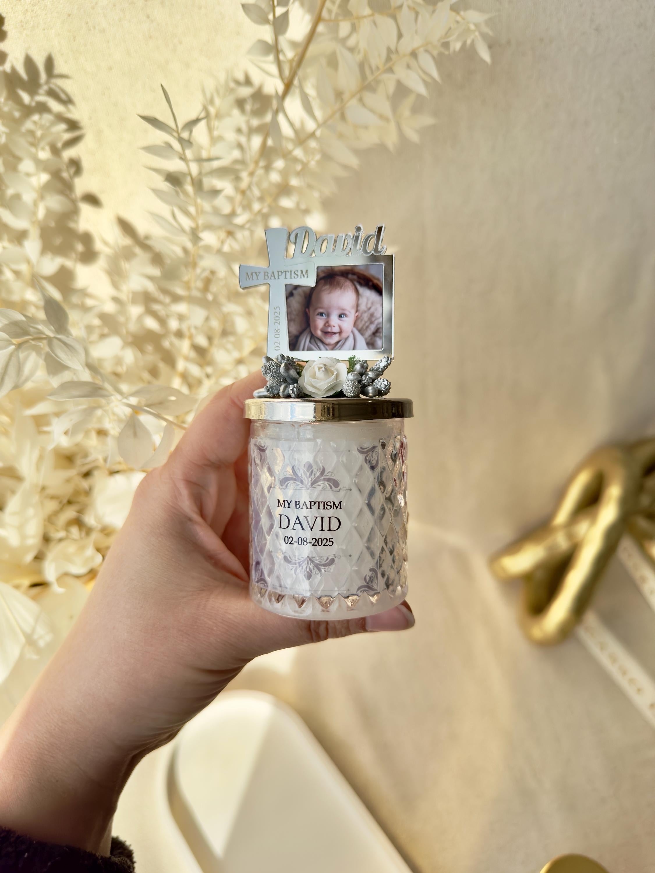 Confirmation Candle Favor – Personalized Cross Gift – Sale for Limited Time