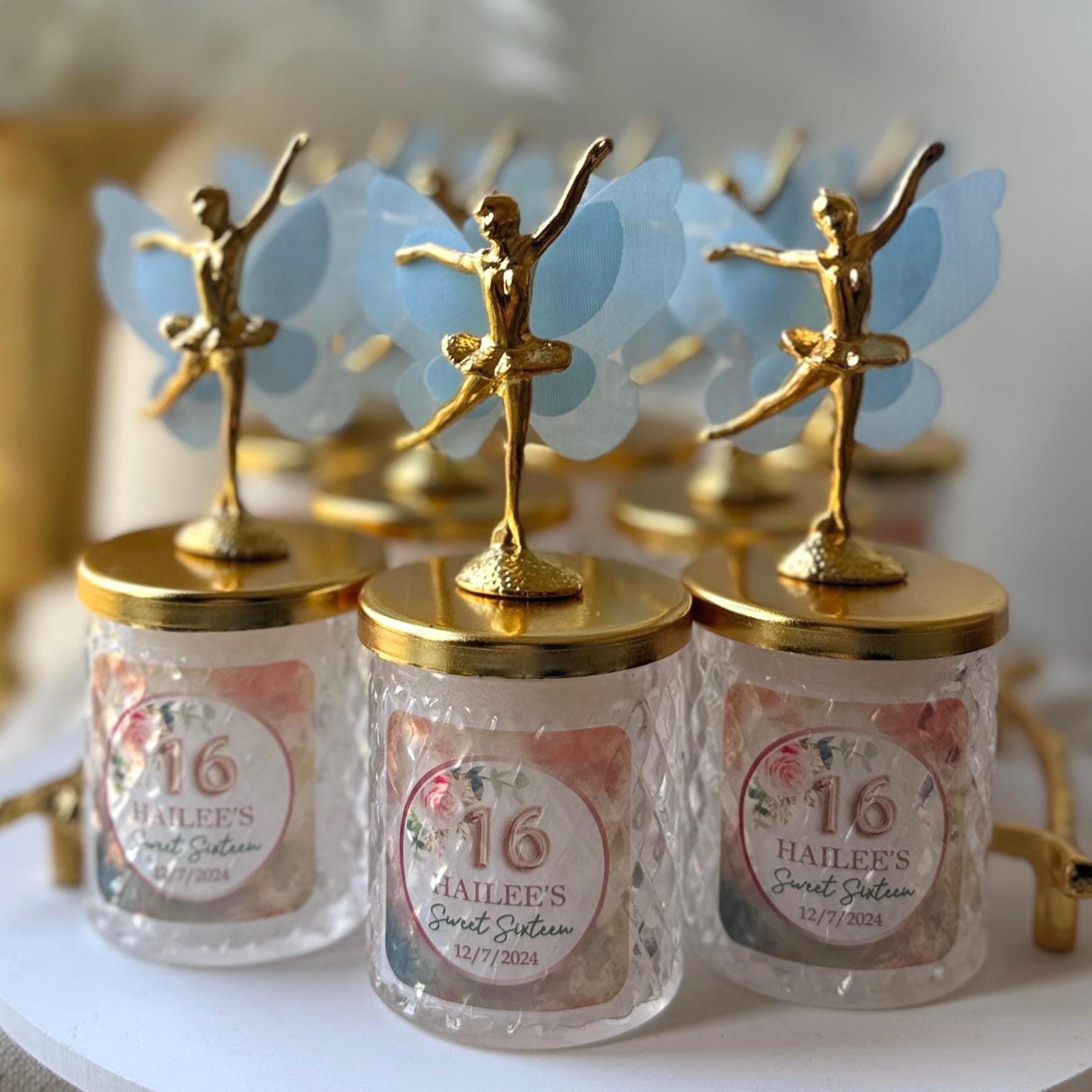 SWEET 16 FAVORS for Guests . Royal Blue Quinceanera Butterfly Party Favors . Personalized Gifts for Guests . Perfect Favor for Celebration