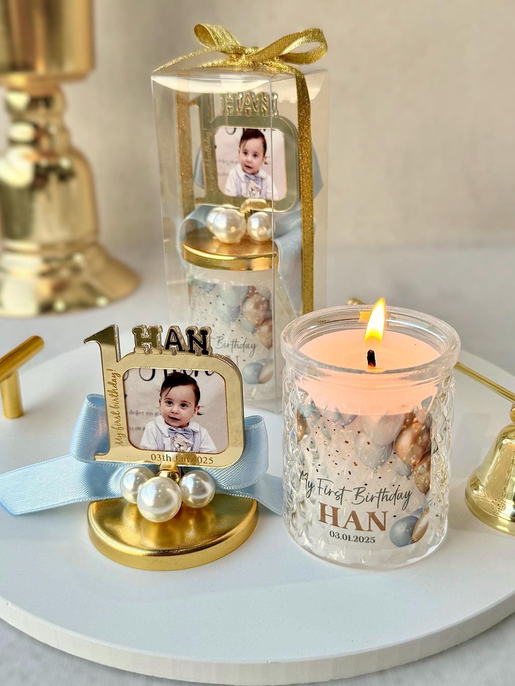 photo frame candles