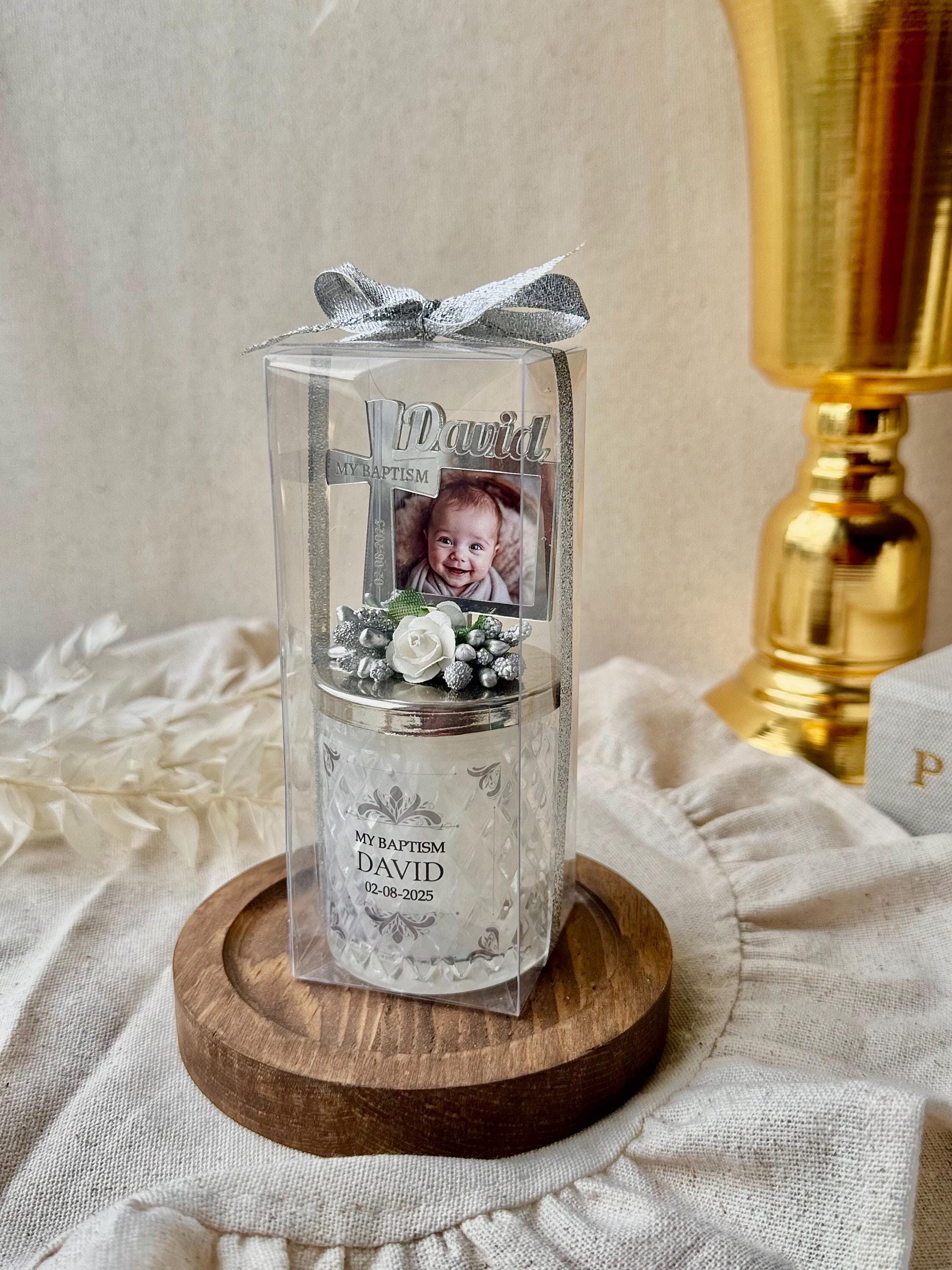 Confirmation Candle Favor – Personalized Cross Gift – Sale for Limited Time