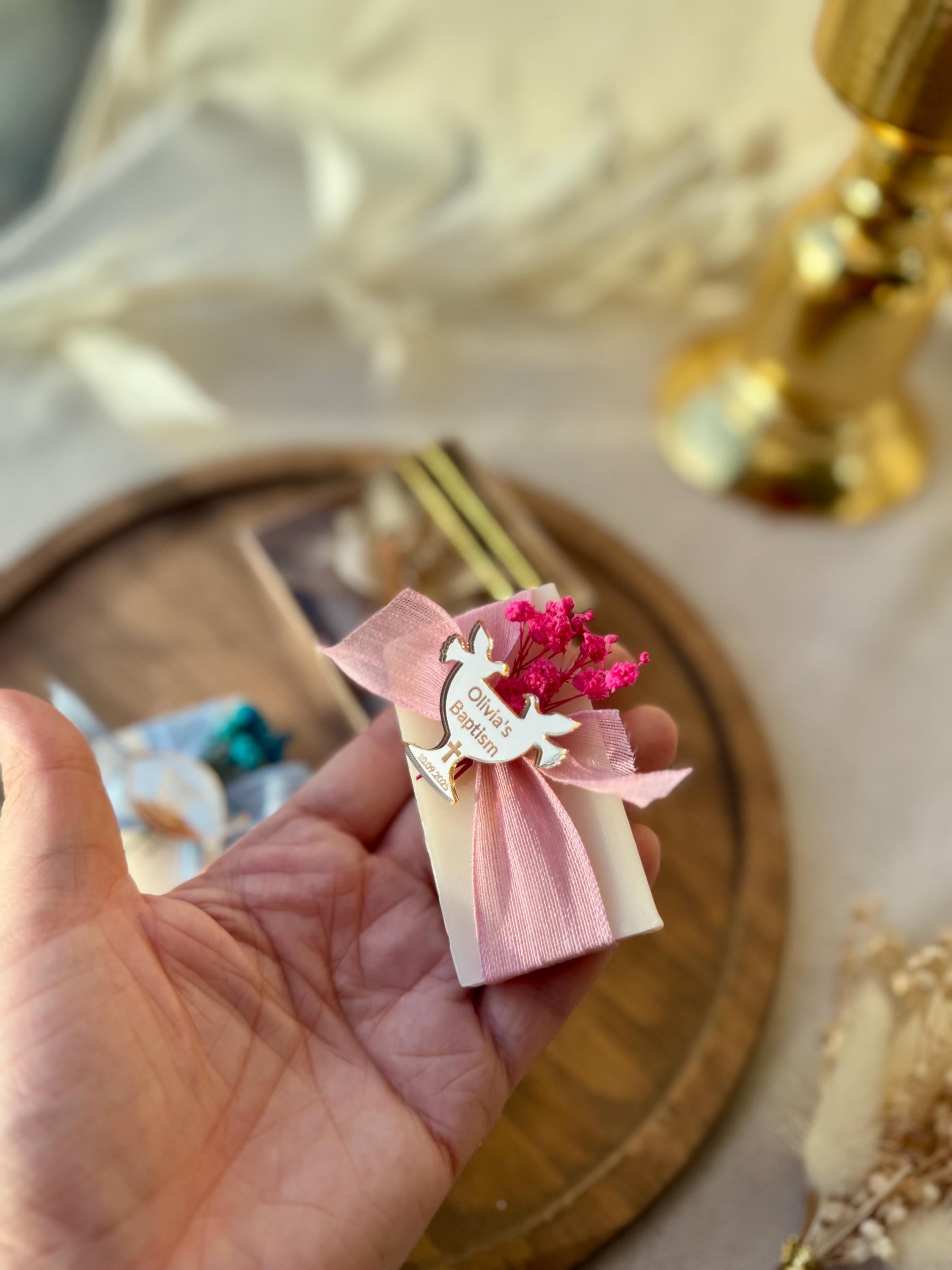 10 PCS Custom Baptism Soap Favors , Personalised Baby Shower Favors, Christening Favors , Boy Baptism , Girl Baptism, Communion Favor