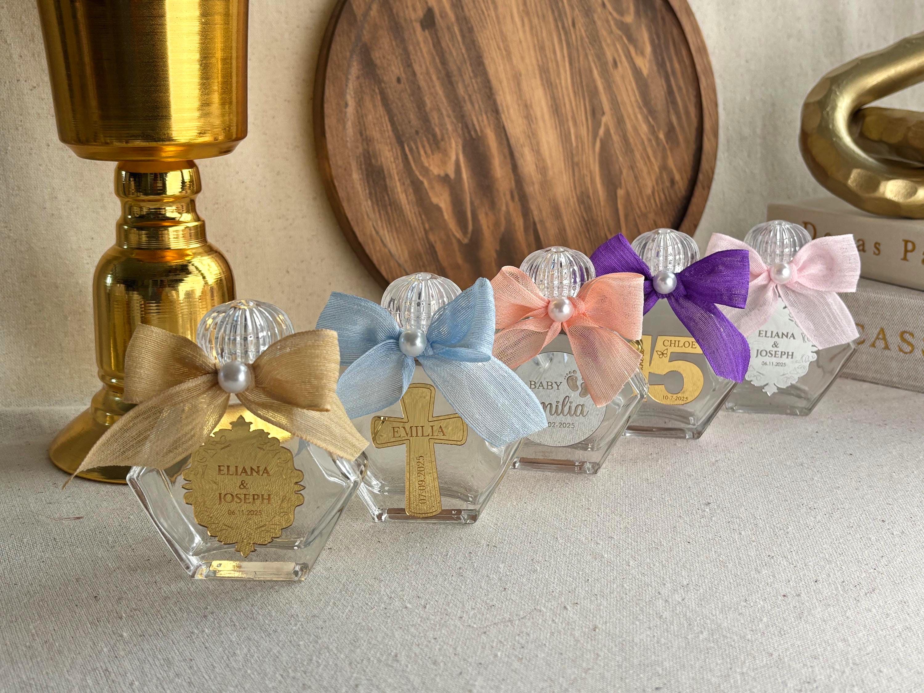 Holy Water Glass Bottle Empty Religious Gift Baptism Favor For Girl and Boy, Holy Communion Favor, Blessed Holy Water Bottle, Baptism Favors