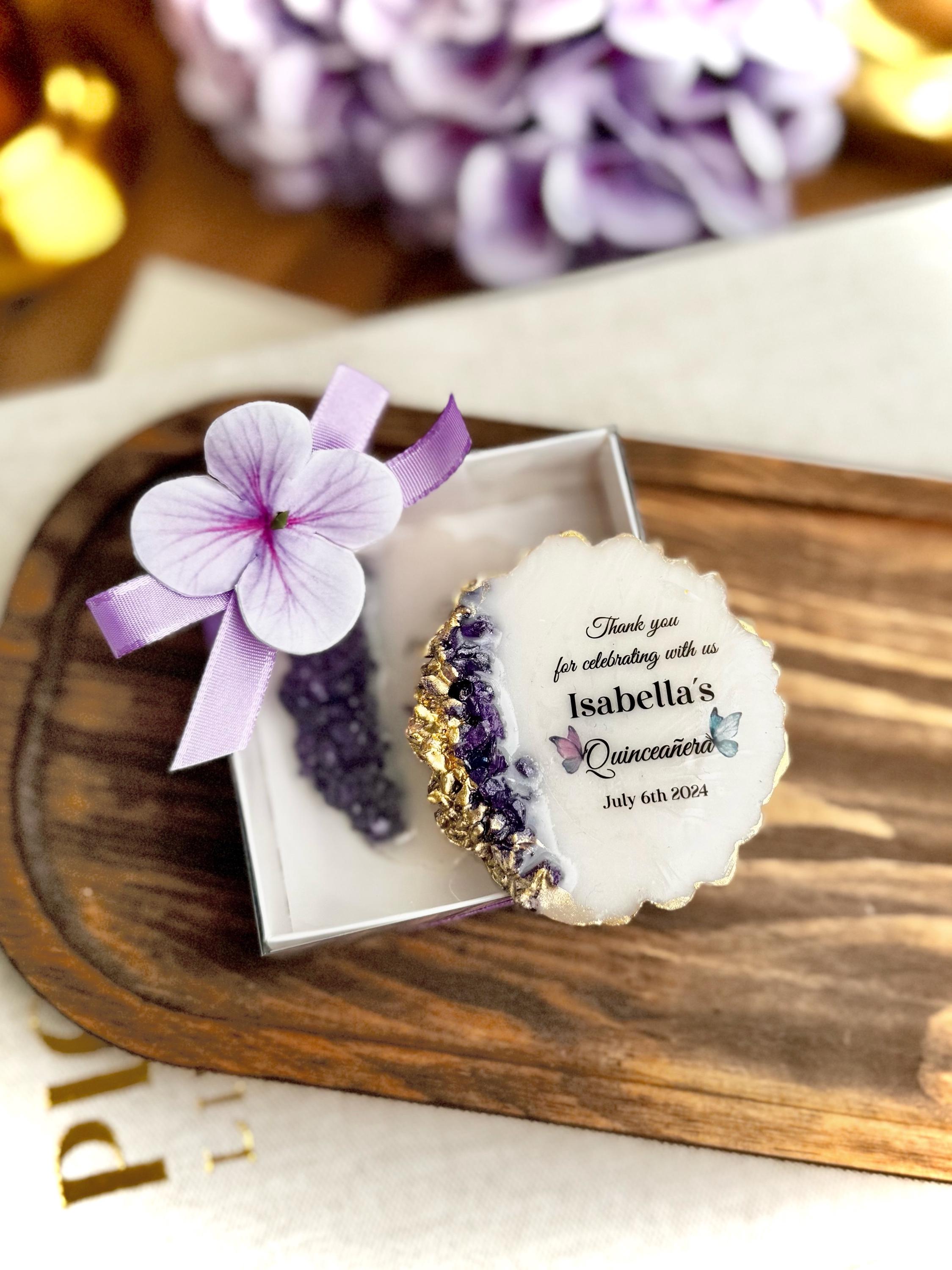 Personalized Sweet 16 Favors, Baptism Epoxy Magnet, Quinceañera, Confirmation, Christening Gift, Custom Epoxy Fridge Magnet, First Communion