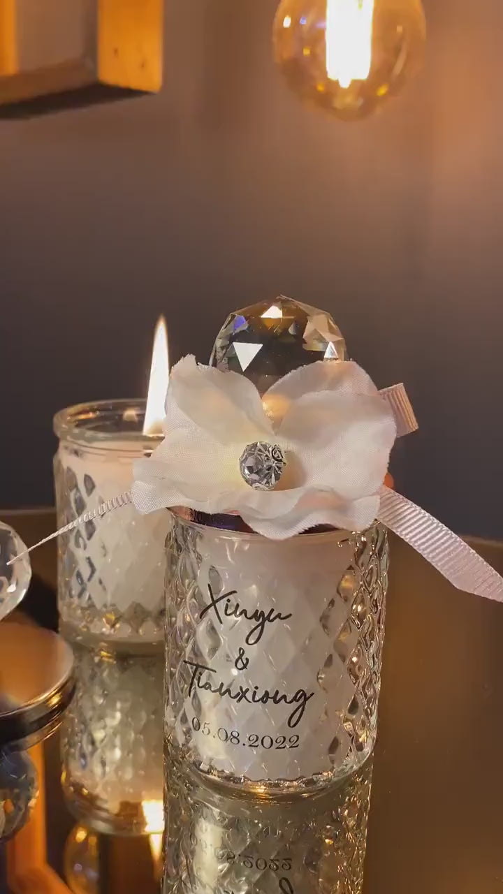 Luxury Candle Favor • Wedding Gifts for Guests • Unique Favors • Handmade Candle Favors • Personalized Favor Candles • Thank You Favor