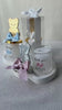 Welcome Baby Shower Favor Keepsake Glass Jar Teddy Bear First Birthday Party Present Infant Room Decor Sign Custom Gift Nursery Package